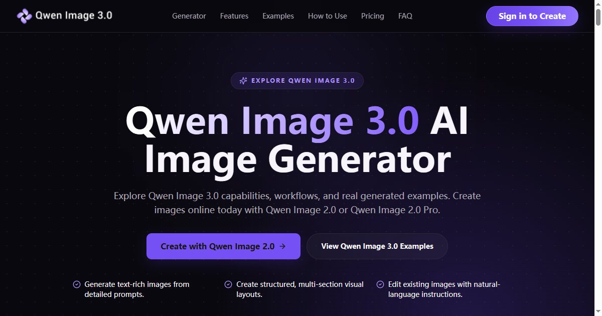 Qwen Image 3.0 screenshot 1