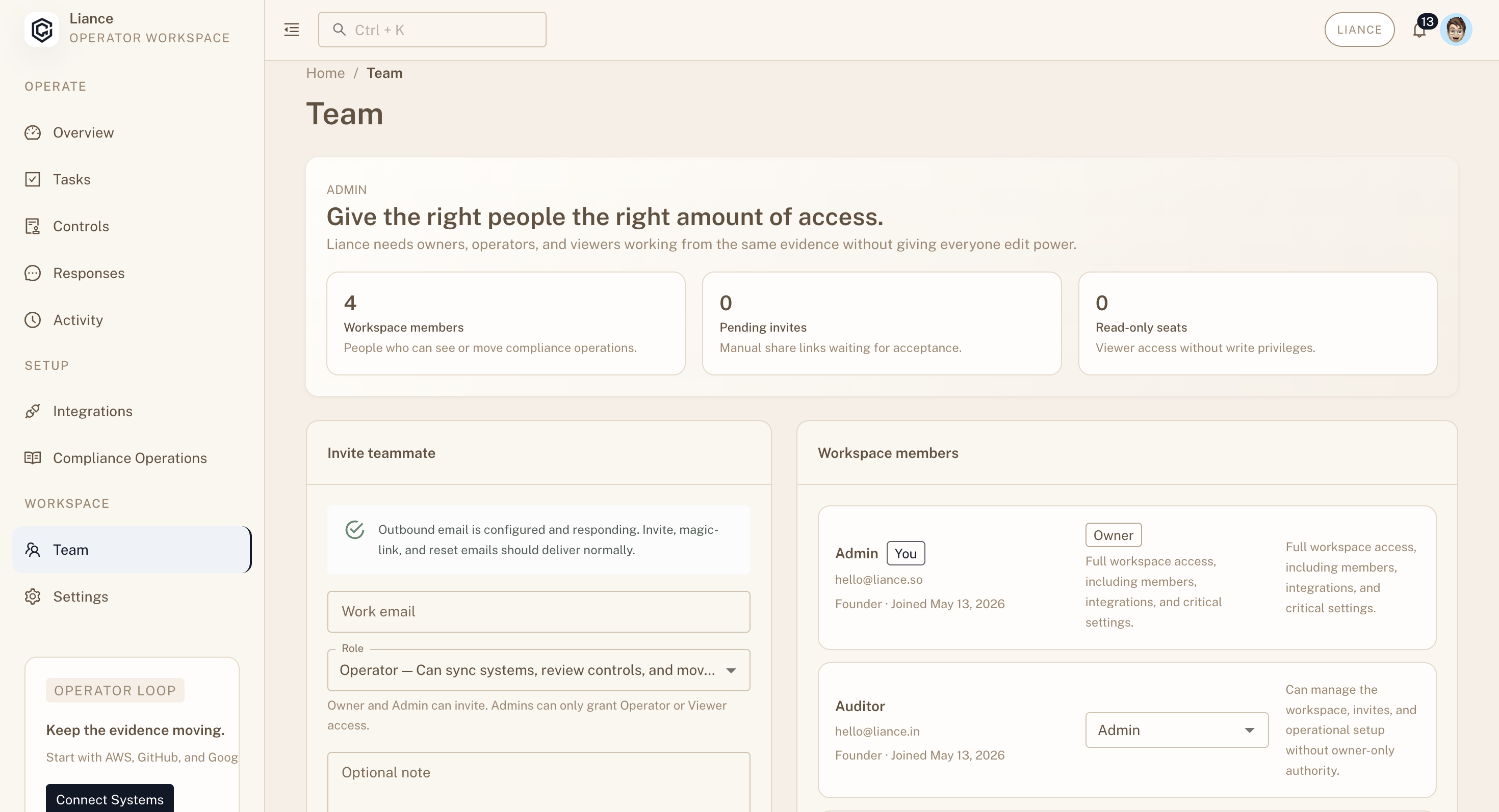 Liance screenshot 2